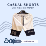 Premium Quality White Terry Shorts for Men - Extra Comfort, Summer Friendly, Export Quality