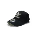 Black Adidas Cap for Men & Women | Adjustable Cotton Baseball Cap | UV Protection | Outdoor & Casual Wear