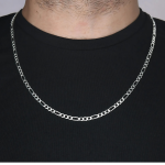 Silver Men`s  Neck Chain