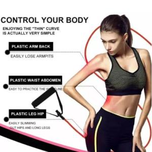 Latex Power Exercise Resistance Band Set for Pull-Up Body Fitness & Workout Loop Bands with Door Anchor