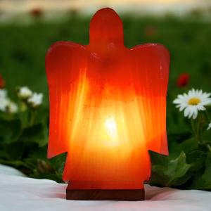 Hand-Crafted Himalayan Angel Shape Salt Lamp - 2/3kg | Natural Air Purifier with Serene Glow