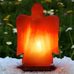 Hand-Crafted Himalayan Angel Shape Salt Lamp - 2/3kg | Natural Air Purifier with Serene Glow