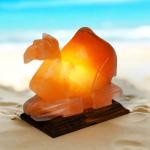 Hand-Crafted Himalayan Camel Shape Salt Lamp - 2/3kg | Natural Air Purifier & Gentle Night Light