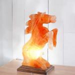 Himalayan Dancing Horse Shape Salt Lamp - 3/4kg | Handcrafted Natural Air Purifier & Elegant Night Light