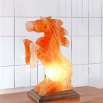 Himalayan Dancing Horse Shape Salt Lamp - 3/4kg | Handcrafted Natural Air Purifier & Elegant Night Light