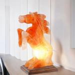 Himalayan Dancing Horse Shape Salt Lamp - 3/4kg | Handcrafted Natural Air Purifier & Elegant Night Light