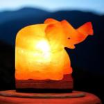 Himalayan Pink Salt Elephant Shape Lamp (Big Size) for Home Decoration