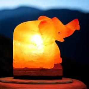 Himalayan Pink Salt Elephant Shape Lamp (Big Size) for Home Decoration