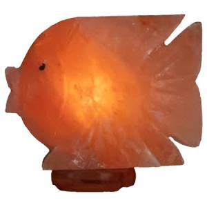 Hand-Crafted Himalayan Fish Shape Salt Lamp - 2/3kg | Unique Decor with Natural Air Purification