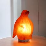 Handcrafted Himalayan Penguin Shape Salt Lamp - 2/3kg | Unique Home Decor & Air Purifier with Dimmer Switch