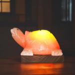 Handcrafted Himalayan Turtle Shape Salt Lamp - 3/4kg | Natural Air Purifier & Tranquil Home Decor with Dimmer Switch