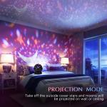 Star Lamp Projector, Starry Sky Projector Night Lamp, Star Moon Lamp Projector, 360 Degree Rotation LED Star Night Light Table Lamp