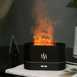 Flame Humidifier & Aroma Diffuser: Cozy Ambiance Anywhere