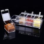 4-in-1 Clear Seasoning Box with Spoons