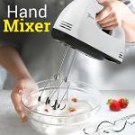 Scarlett 7-Speed Hand Mixer with Chrome Beater & Dough Hook