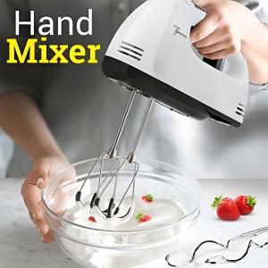 Scarlett 7-Speed Hand Mixer with Chrome Beater & Dough Hook
