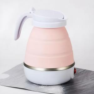 Foldable Kettle Coffee Pot Tea Kettle 1L Electric Space-Saving ABS Camping Home Travel Outdoor Heating Hot Water Cup
