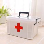 Transparent Plastic Medicine/Pills Storage Box/Organizer/First Aid Kit/Medicine Box