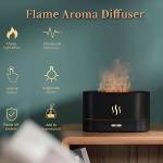 Flame Humidifier & Aroma Diffuser: Cozy Ambiance Anywhere