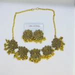 Afghani Flower Choker For All Ages Gold