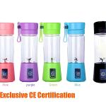 Juicer Blender 6 Blades USB Portable 380ml Mini Fruit Bottle Juicer Small Blender