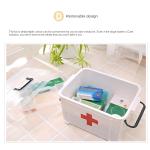 Transparent Plastic Medicine/Pills Storage Box/Organizer/First Aid Kit/Medicine Box