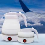 Foldable Kettle Coffee Pot Tea Kettle 1L Electric Space-Saving ABS Camping Home Travel Outdoor Heating Hot Water Cup