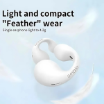 Ambie Wireless Ear Clip Bluetooth 5.3 Headphones – Stylish, Sporty, and Secure Ear-Cuff Design