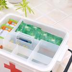 Transparent Plastic Medicine/Pills Storage Box/Organizer/First Aid Kit/Medicine Box