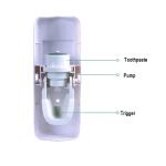 Hands-Free Toothpaste Dispenser & Brush Holder Combo