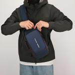 Men's Anti-Theft USB Charging Crossbody Bag