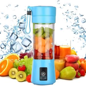 Juicer Blender 6 Blades USB Portable 380ml Mini Fruit Bottle Juicer Small Blender