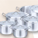 Ajwa Cookware Metal Finish Royal Set 10-Piece