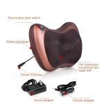 Pillow Massager With Deep Kneading Heated Massage Nodes Electric Cervical Body Massager