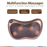 Pillow Massager With Deep Kneading Heated Massage Nodes Electric Cervical Body Massager