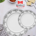 Ajwa Cookware Revolly 77-Piece Double Glazed Melamine Dinner Set