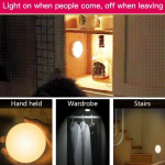 LED Motion Sensor Light – Energy Efficient, Wireless, and Automatic Activation for Indoor & Outdoor Use