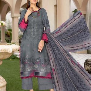 Munarq By Nisha Designer Lawn | Unstitched Collection 3 Pieces Party Wear| Summer 24