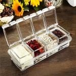 4-in-1 Clear Seasoning Box with Spoons