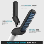 Hair Straightener For Men Multifunctional Comb Curling Electric Brush