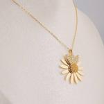 Sunflower Pendant Necklace