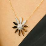 Sunflower Pendant Necklace