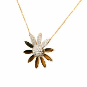 Sunflower Pendant Necklace