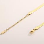 Stainless Steel V-Shaped Snake Chain Necklace