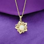 Spinning Flower Necklace