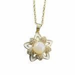 Spinning Flower Necklace