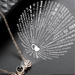 I Love You 100 Languages Pendants