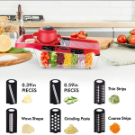 10 In 1 Multi-Function Vegetable And Fruit Chopper, Mandoline Slicer,
