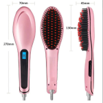 Digital Fast Brush Electric Hair Straightener