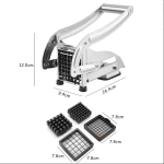 Potato Chips Making Machine Stainless Steel French Fry Potato Cutter Slicer Chipper Cucumber Slice Cut Kitchen Gadgets